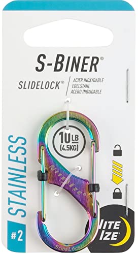 Nite Ize S-Biner SlideLock Stainless Steel #2 - Spectrum