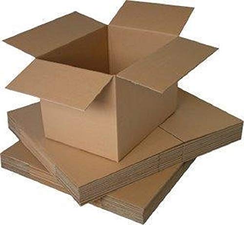 50 x A4 12x9x7 Single Wall Cardboard Boxes 12x9x7"