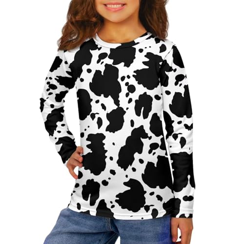 Image of Uourmeti Girls Graphic Tees Long Sleeve T Shirts for Teens Casual Tshirts Junior Sportswear Fall Tops
