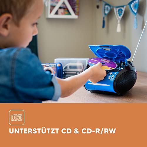 Lenco SCD-24 blau/schwarz