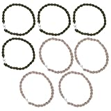 ULTECHNOVO Bandas Elásticas para Botas 8 Piezas Verde y Caqui Gancho Metálico Correas de Ajuste para Senderismo Acampada y Uso como Ligas para Pantalones Accesorios Exteriores