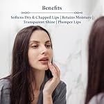 Blue Nectar Natural Hydrating Coffee Lip Balm with Organic Ghee for Dry Cracked Lips | Ayurvedic Lip Gloss with Herbal Clean Ingredients (0.35 oz, 10 Herbs) - Image 3