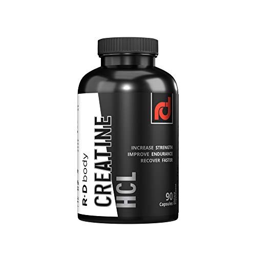 Creatine HCl Capsules - Creatine Supplement Pills for Muscle Size and Strength - 90 Capsules