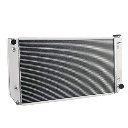 CoolingSky 3 Row All Aluminum Radiator +Fan Shroud Combo &Relay Kit for 1994-2000 Chevy GMC C/K 2500 3500 C6500 7.2L 7.4L Trucks - Thumbnail 2