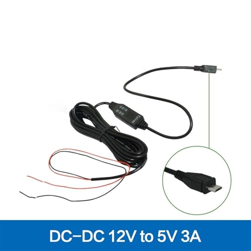 Convertisseur USB DC 12V à 5V pour caméra de tableau de bord
