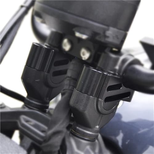 Abrazadera manillar moto manillar elevado compatible con Black Flag 500 aluminio modificado 3