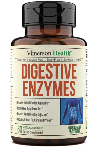 Digestive Enzymes With Probiotics - Advanced Multi Enzyme Supplement For Better Digestion & Nutrient Absorption. Helps Promote Regularity, Alleviate Occasional Digestive Discomfort & Boost Metabolism #TOP10