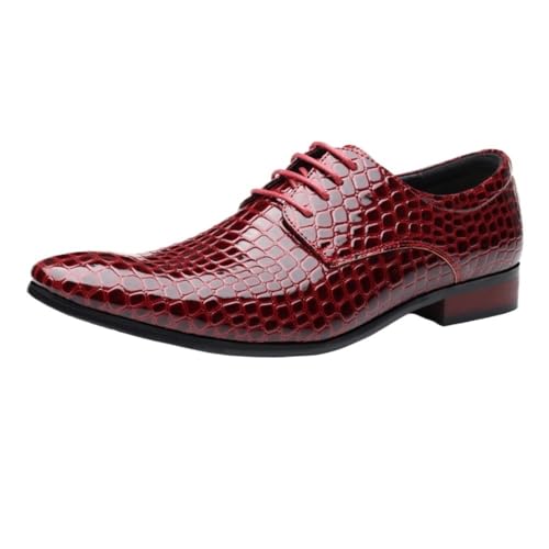 Modern Oxford Shoes Men's Stylish Wingtip Shoes Men's Lightweight Formal Shoes for Tuxedo Events