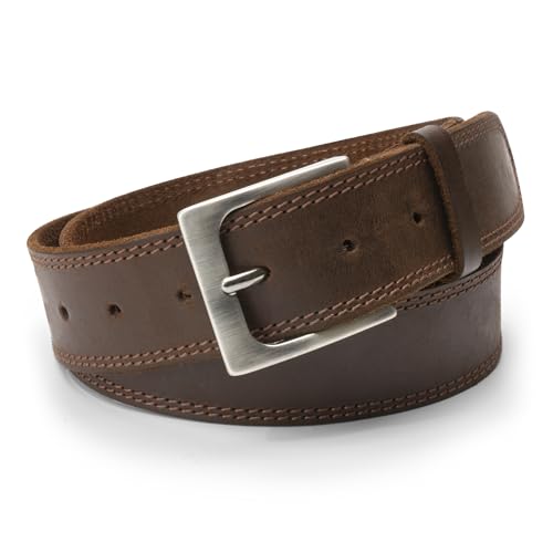 Hide & Drink Rugged Full Grain Leather Belt - Durable Men's Belt for Jeans, Western, Casual & Dress, Mens Belts for Men3