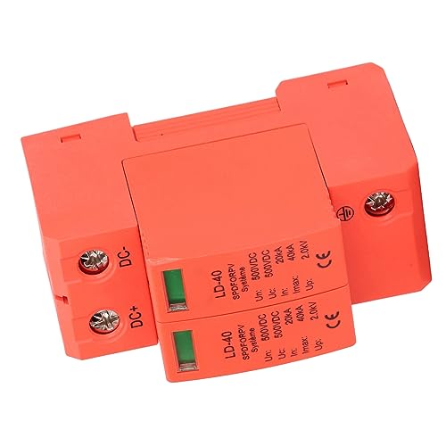 PV Surge Protector, DC Surge Protector 500V Safe Temperature Control Circuit Breaker 2P