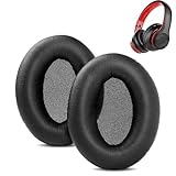 ACCOUTA イヤーパッドクッション AUSDOM ANC10 M09 ヘッドフォンイヤーパッド対応 柔らかいプロテインレザーとメモリーフォームの交換用