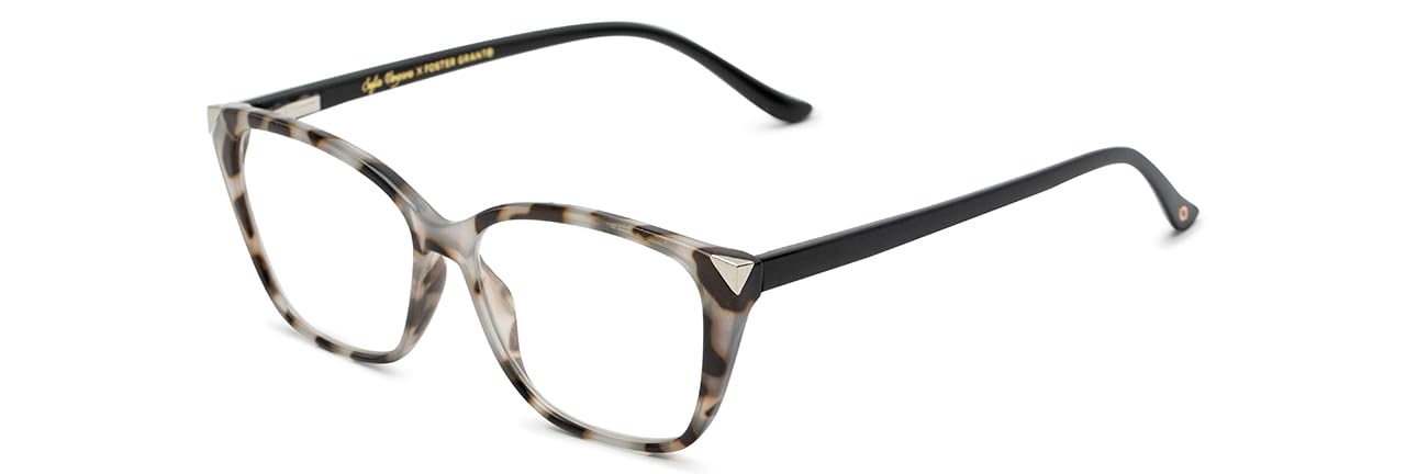 Foster Grant Sofia Vergara x Womens Elodia Blue Light Multi Focus Reading Glasses GREY TORTOISE 2 5x