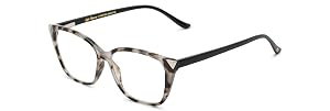 Foster Grant Sofia Vergara x Womens Elodia Blue Light Multi Focus Reading Glasses GREY TORTOISE 2 5x