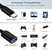 USB Type C to USB 3.0 Adapter Android OTG Cable for Samsung Galaxy A17 S25FE Plus A16 A35 A36 A56 S24 S23 S22, iPhone 17/16 Pro Max/16 Plus/16e, USBC Male to USB A Female On The Go OTG Cable Adapter