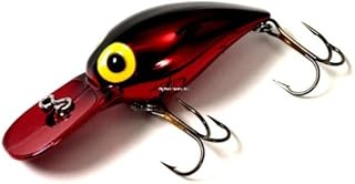 BS Fish BWW-135 Brads Wee Wiggler (Metallic Red Black Back)