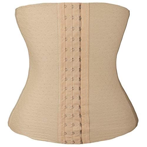 lumevo Women Underbust Trainer Corset | Steel Boned Hourglass Body Shaper | Waist Cincher Girdle | Plus Size XS-XL | US Color Beige | Pack of 1-picture-13