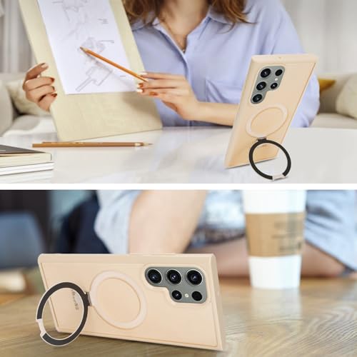 Image of Cavor for Samsung Galaxy S23 Ultra Case, Compatible with Magsafe, Beige