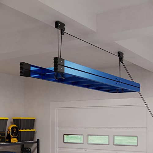 Image of RAD Sportz Kayak Storage Hoist - Overhead Pulley System with 125lb Capacity for Canoes, Bikes, Ladders, and More - for up to 12-Foot Ceilings