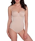 TC Fine Intimates Extra Firm Control Convertible Bodysuit, 36B, Nude