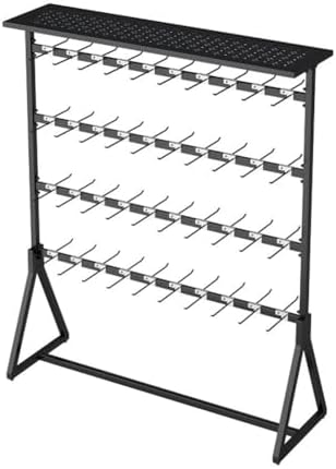 Clothing Store Display Rack - Multi-Functional Organizer for Socks, Underwear, Phone Cases, Jewelry, Towels & Scarves - Stylish 80X40X150Cm Storage Solution,Black-150X40X150Cm