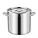 Garnek zapasowy, 10-70 l, handlowy, wiadro do zupy ze stali nierdzewnej 304, wiadro do duszonego garnka/wiadro do przechowywania oleju z pokrywką do kuchenki gazowej/kuchenki indukcyjnej (rozm