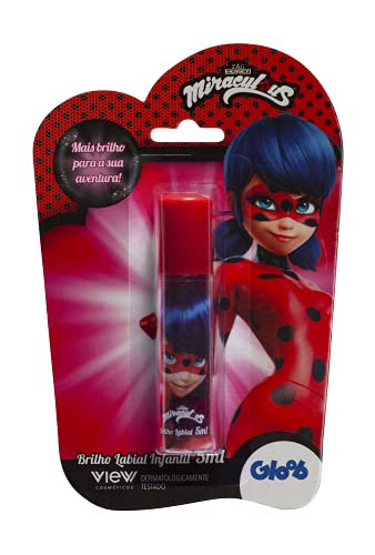 BRILHO LABIAL INFANTIL MIRACULOUS NA CARTELA, View
