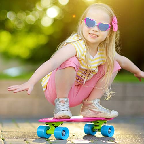 PinkSheep Sunglasses for Girls, Baby Kids Polarized Sunglass with Case, Unicorn Heart Glasses UV400 Protection Plastic Frame3