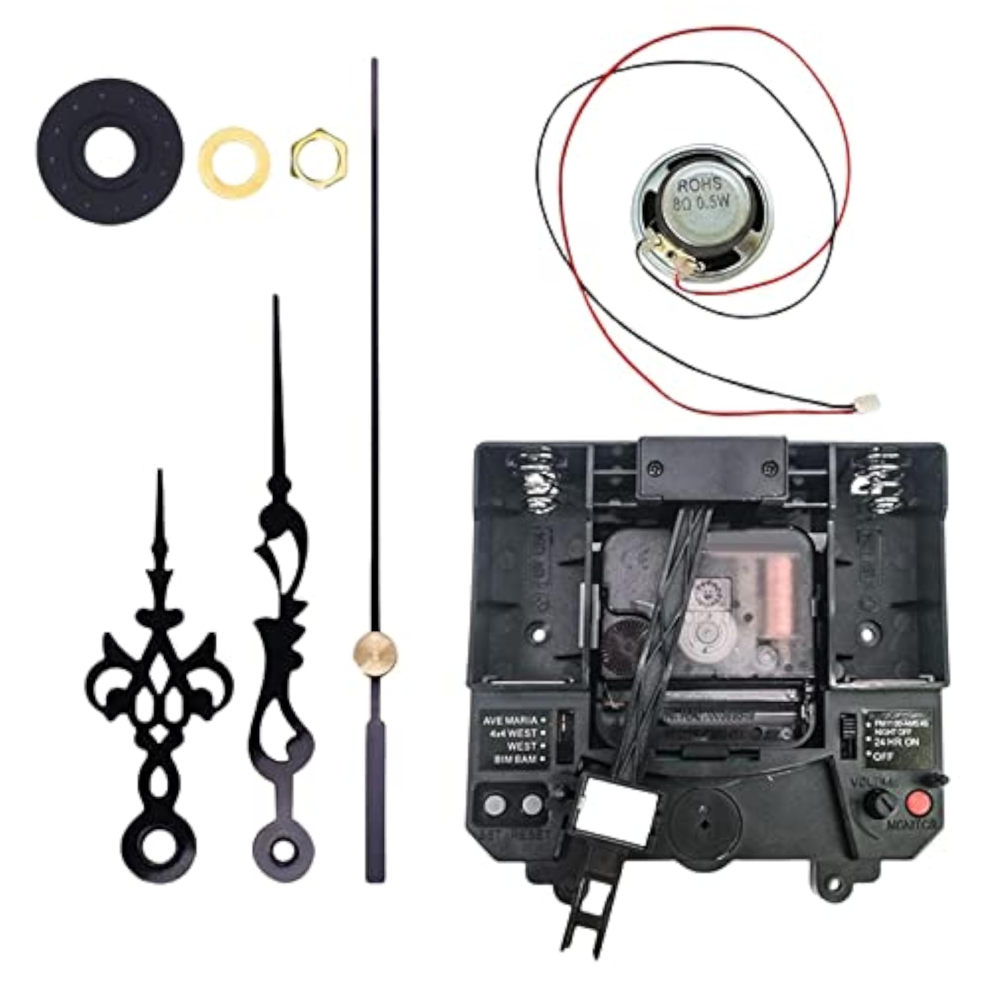 Worldcare Quartz Pendulum Clock Movement Replacement
