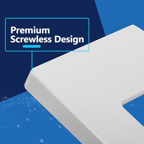 Image of LIDER Decorator Switch Cover, Screwless Wall Plate, Mid-Size 1-Gang 4.88 inch x 3.11 inch, LSWP-31M-W2P, UL Listed, Thermoplastic, Matte White, 2-Pack