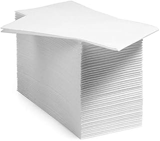JEBBLAS Guest Towels Disposable Cloth Like Paper Christmas Paper Towles Hand Napkins Soft, Absorbent, Paper Hand Towels for Kitchen, Bathroom, Parties, Weddings, Dinners or Events (White, 100 Pack)