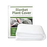CJBIN Wintervlies für Pflanzen, 1.5mx8m Gartenvlies Winterschutz, Weiß Pflanzenschutz Frostschutzvlies, Pflanzen Vlies Winterschutz für Pflanzen Gegen Wind, Kälte, Vögel und Insekten
