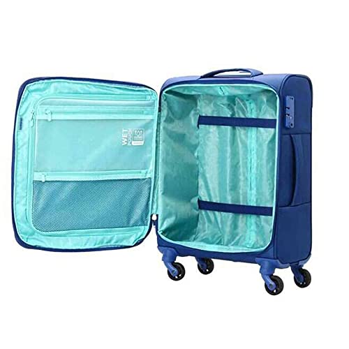 Image of American Tourister Unisex Majoris Polyester Soft Trolley (A21ATMAJORILAR003, Blue, Large)