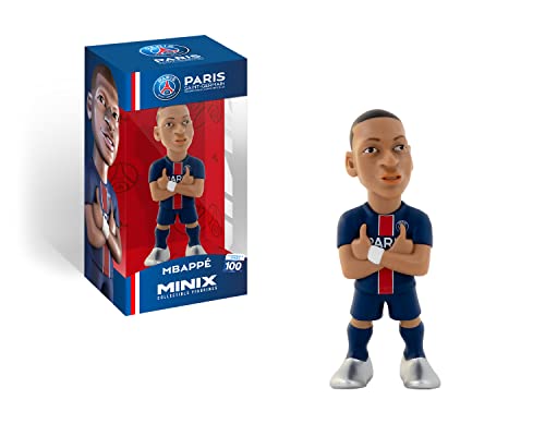 MINIX Collectible Figurines, Figur: PSG – Mbappé, 12 cm Sammelfigur, Ab 17+ Jahren, Deutsch