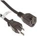 C2G 29930 16 AWG Outlet Saver Power Extension Cord (NEMA 5-15P to NEMA 5-15R) TAA Compliant, Black (4 Feet, 1.22 Meters)