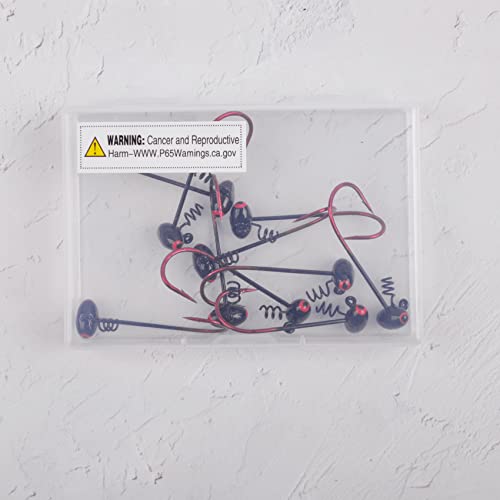 Shakyhead Jig Hooks - Football Jig Head Worm Lure Fishing Jigs Barb Hook For Bass Fishing 1/4Oz 1/8Oz 1/16Oz #TOP5