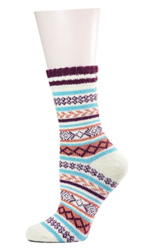 Image of Womens Wool Knit Winter Socks