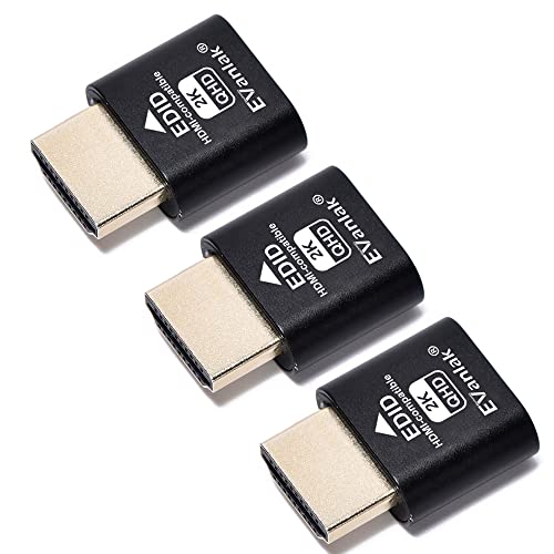 EVanlak Conectores HDMI sin Cabeza de Aluminio, emulador de luz, Enchufe simulado, máquinas Fantasma sin Cabeza, se Adapta a Cualquier Persona con un Servidor GUI sin Cabeza, 1920 x EVanlak Conectores HDMI sin Cabeza de Aluminio, emulador de luz, Enchufe simulado, máquinas Fantasma sin Cabeza, se Adapta a Cualquier Persona con un Servidor GUI sin Cabeza, 1920 x