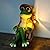 Yikaroeli Solar Garden Statue Outdoor Decor Frog Figurine Art with Solar Lantern Loving Frog for Patio Balcony Yard Lawn Unique Gift for Woman Mom Grandma and Frog Lover