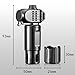 Cigar Lighter Windproof Butane Torch Lighter with Safety Lock Suitable for Candle Kitchen BBQ(Black)