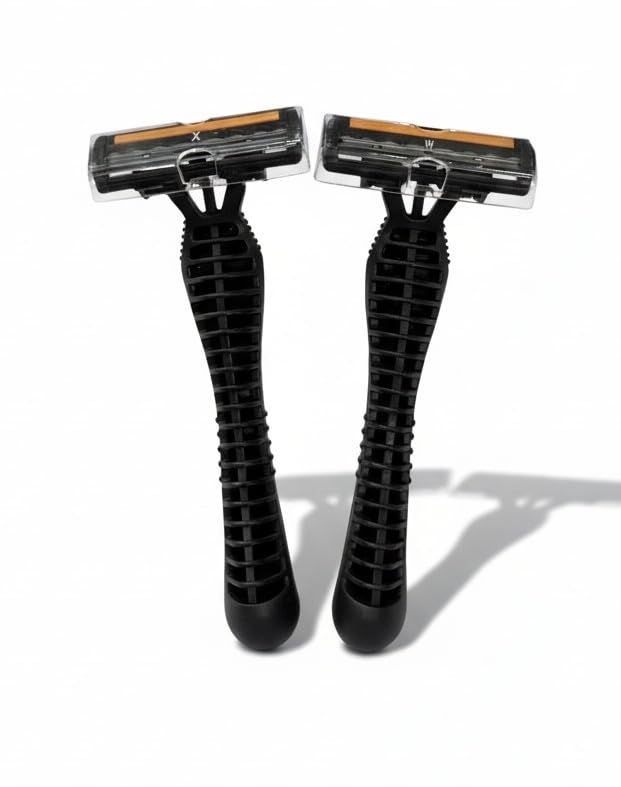 Image of WETELL Pure Comfort 3 Men's Disposable Razors - Triple Blade Shaving Razor for Smooth, Comfortable Shaves (WT202359)