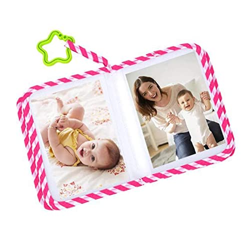 Baby Photo Album Soft Cloth Baby Photo Book, Giraffe Family First Photo Book, Soft Cloth Photo Book Album First Photo Album, Soft Cartoon Animal Cover Photo Book, for Newborn Toddler & Kids