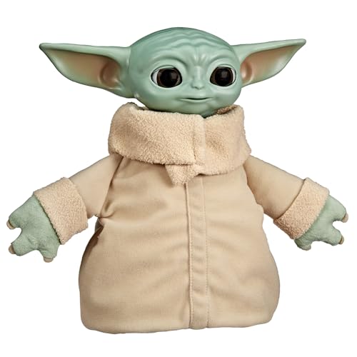 STAR WARS Action Buddy Grogu 10-Inch Animatronic, Interactive Plush, Action Figure, The Mandalorian & Grogu Toys for Kids Ages 4+