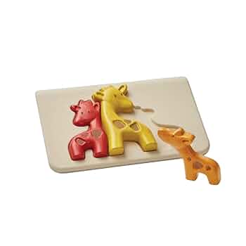 Amazon.co.jp: プラントイ(PLANTOYS) キリンのパズル 4634