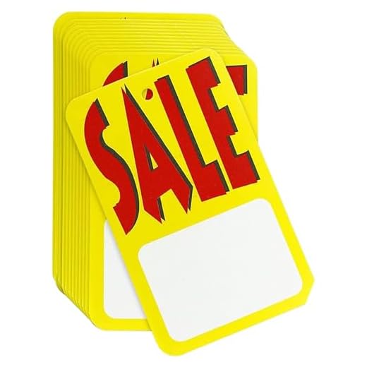 Bright Sale Price Tags for Retail Use