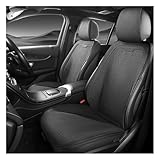 ✨【Resistente a Manchas y Fácil de Limpiar】Fundas para asientos de coche para Ford Focus RS 2003-2004 (Mk1),La superficie de ante repele la suciedad, el polvo diario y las manchas líquidas se limpian con un paño húmedo o limpiador; diseño de media cubierta facilita su remoción para limpieza.