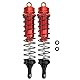 RC Stoßdämpfer, 2Pcs Robust RC 140mm Ölgefüllter Einstellbarer Stoßdämpfer Dämpfer für TRAXXAS SLASH 2WD 1/8 RC Car(rot)