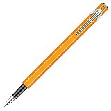 Grosor del muelle: EF. Caran d\'Ache 849 - Pluma estilográfica (metal), color naranja