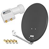 HB-DIGITAL Sat Anlage bis 2 Teilnehmer/Receiver 60cm