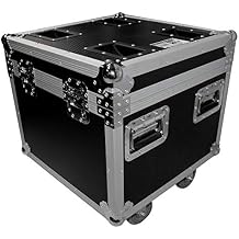 ProX Heavy Duty Utility Cable Transport Flight Road Case with 4inch Casters Exterior 20" x 20" x 22" Wheels and High-Density Protective Foam - Process Use CNC Technology - XS-UTL9W