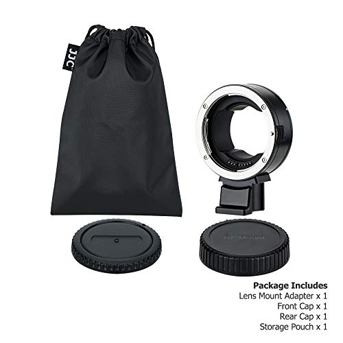 Jjc Ef-Eos R Auto Focus Lens Mount Adapter For Canon Ef Ef-S Mount Lens To Rf Mount Camera Eos R100 R8 R50 R6 Mark Ii R10 R7 R3 R5 C R6 R Rp With Tripod Foot+Rf Lens Rear Cap+Ef Mount Camera Body Cap #TOP6